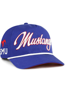 47 SMU Mustangs Overhand Hitch Adjustable Hat - Blue