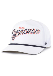 47 Syracuse Orange brrr Fairway Hitch Adjustable Hat - White
