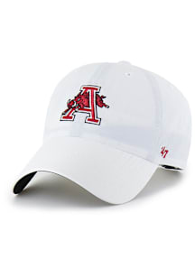 47 Arkansas Razorbacks brrr Clean Up Adjustable Hat - White