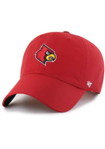 47 Louisville Cardinals brrr Clean Up Adjustable Hat - Red