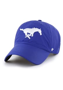 47 SMU Mustangs brrr Clean Up Adjustable Hat - Blue