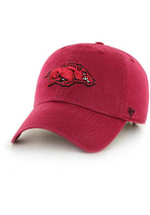 47 Arkansas Razorbacks Cardinal Clean Up Youth Adjustable Hat