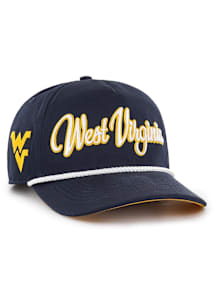 47 West Virginia Mountaineers Overhand Hitch Adjustable Hat - Navy Blue