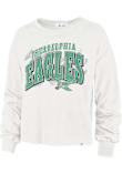 47 Philadelphia Eagles Womens White Parkway LS Tee