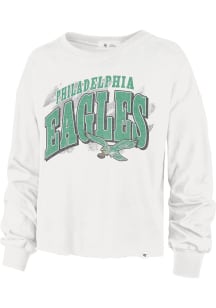 47 Philadelphia Eagles Womens White Parkway LS Tee