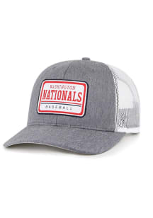 47 Washington Nationals Ellington Trucker Adjustable Hat - Grey