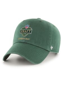 47 Green Bay Packers 2025 NFL Draft Clean Up Adjustable Hat - Green