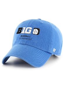 47 Blue Big Ten 2025 Big Ten Baseball Tournament Clean Up Adjustable Hat