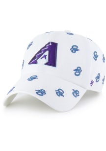 47 Arizona Diamondbacks White 2025 City Connect Confetti Clean Up Womens Adjustable Hat