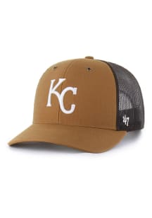 47 Kansas City Royals Carhartt Trucker Adjustable Hat - Brown