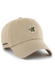 47 Tan Iowa Hawkeyes Micro Patch 47 Clean Up Adjustable Hat