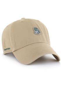47 Tan Michigan State Spartans Micro Patch 47 Clean Up Adjustable Hat