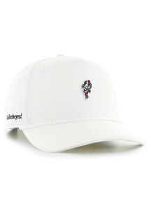 47 White Ohio State Buckeyes Micro Patch 47 Hitch Adjustable Hat