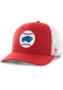 47 Buffalo Bisons Trucker Adjustable Hat - Red
