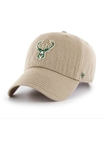 47 Milwaukee Bucks Clean Up Adjustable Hat - Tan