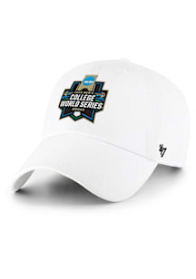 47  NCAA Men's College World Series Clean Up Adjustable Hat - White