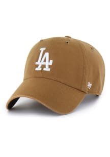 47 Los Angeles Dodgers Carhartt Clean Up Adjustable Hat - Brown