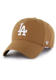 47 Los Angeles Dodgers Carhartt MVP Adjustable Hat - Brown