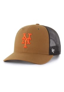47 New York Mets Carhartt Trucker Adjustable Hat - Brown