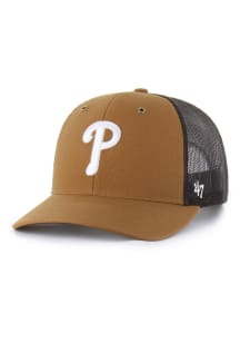 47 Philadelphia Phillies Carhartt Trucker Adjustable Hat - Brown