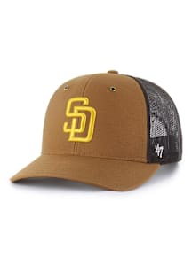 47 San Diego Padres Carhartt Trucker Adjustable Hat - Brown