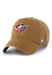 47 Columbus Blue Jackets Carhartt Clean Up Adjustable Hat - Brown