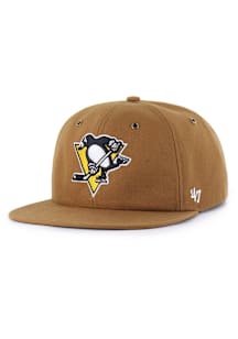 47 Pittsburgh Penguins Brown Carhartt Captain RL Mens Snapback Hat