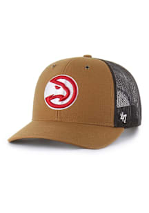 47 Atlanta Hawks Carhartt Trucker Adjustable Hat - Brown