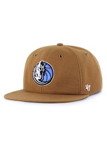47 Dallas Mavericks Brown Carhartt Captain RL Mens Snapback Hat