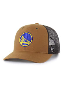 47 Golden State Warriors Carhartt Trucker Adjustable Hat - Brown