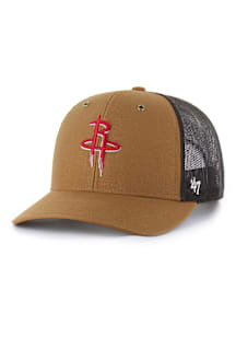 47 Houston Rockets Carhartt Trucker Adjustable Hat - Brown