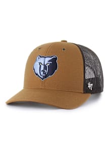 47 Memphis Grizzlies Carhartt Trucker Adjustable Hat - Brown