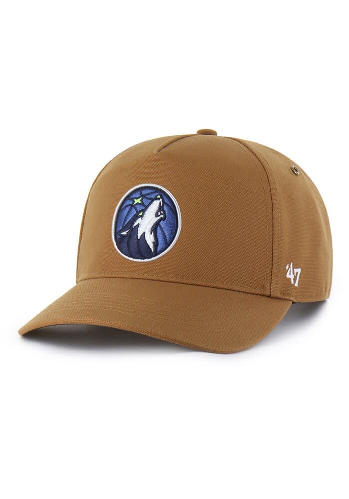 47 Minnesota Timberwolves BROWN Carhartt Hitch Adjustable Hat