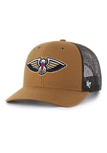 47 New Orleans Pelicans Carhartt Trucker Adjustable Hat - Brown