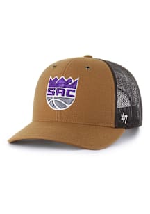 47 Sacramento Kings Carhartt Trucker Adjustable Hat - Brown