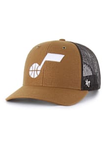 47 Utah Jazz Carhartt Trucker Adjustable Hat - Brown