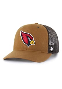 47 Arizona Cardinals Carhartt Trucker Adjustable Hat - Brown