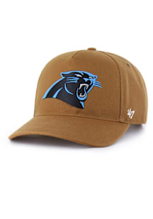 47 Carolina Panthers Carhartt Hitch Adjustable Hat - Brown
