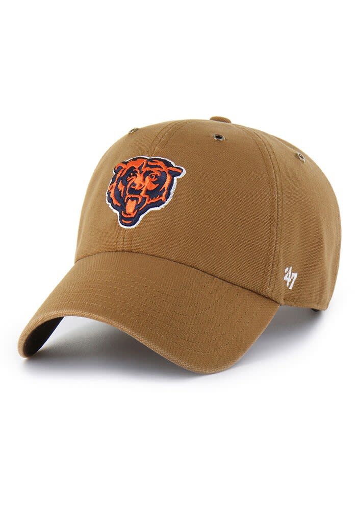 47 Chicago Bears BROWN Carhartt Clean Up Adjustable Hat - 48026352