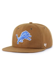 47 Detroit Lions Brown Carhartt Captain RL Mens Snapback Hat