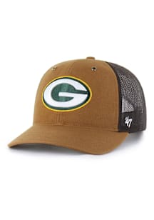 47 Green Bay Packers Carhartt Trucker Adjustable Hat - Brown