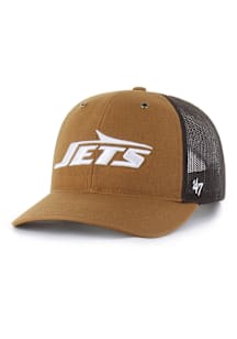 47 New York Jets Carhartt Trucker Adjustable Hat - Brown