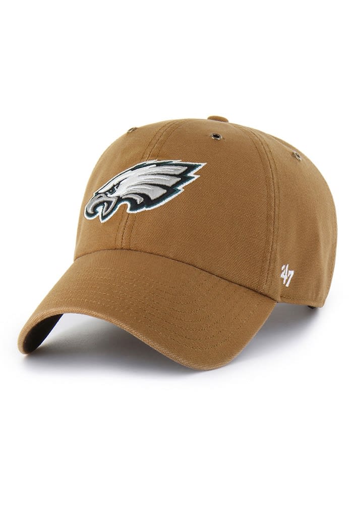 47 Philadelphia Eagles Carhartt Clean Up Adjustable Hat Brown