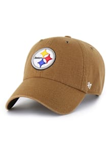 47 Pittsburgh Steelers Carhartt Clean Up Adjustable Hat - Brown
