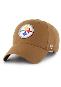 47 Pittsburgh Steelers Carhartt MVP Adjustable Hat - Brown