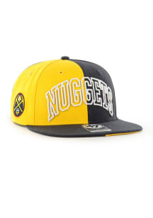 47 Denver Nuggets Navy Blue Halftime Captain Mens Snapback Hat