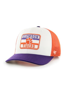 47 Clemson Tigers Evoke MVP DP Adjustable Hat - White