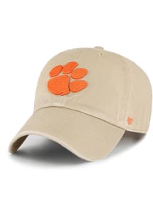 47 Clemson Tigers Clean Up Adjustable Hat - Tan