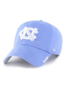 47 North Carolina Tar Heels Light Blue Luminance Cheer Clean Up Womens Adjustable Hat