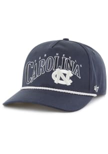 47 North Carolina Tar Heels Wave Rope Hitch Adjustable Hat - Navy Blue